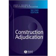 Construction Adjudication by Riches, John; Dancaster, Christopher, 9781405106351
