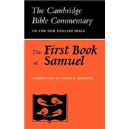 First Book of Samuel by Ackroyd, Peter R., 9780521096355