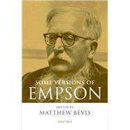 Some Versions of Empson by Bevis, Matthew, 9780199286362