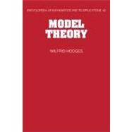 Model Theory by Wilfrid Hodges, 9780521066365