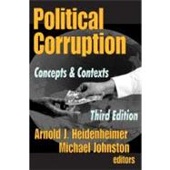 Political Corruption by Johnston,Michael, 9780878556366