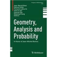 Geometry, Analysis and Probability by Bost, Jean-benoit; Hofer, Helmut; Labourie, Franois; Le Jan, Yves; Ma, Xiaonan, 9783319496368