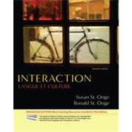 Interaction Langue et culture, Enhanced by St. Onge, Susan; St. Onge, Ronald, 9780495916369