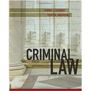Criminal Law, 13th Edition by Gardner; Anderson, 9781305966369