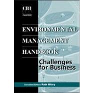 The Cbi Environmental Management Handbook by Hillary, Ruth; Jolly, Adam; Confederation of British Industry, 9781853836374
