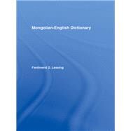Mongolian-English Dictionary by Lessing,Ferdinand D, 9781138976375
