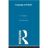 Language and Style by Epstein,E. L., 9780415866378