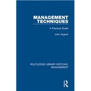Management Techniques by Argenti, John, 9780815366379