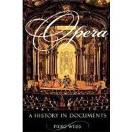 Opera A History in Documents by Weiss, Piero, 9780195116380