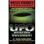 UFO Briefing Document The Best Available Evidence by Berliner, Don; Streiber, Whitley, 9780440236382