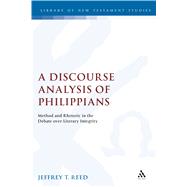 A Discourse Analysis of Philippians by Reed, Jeffrey T., 9781850756385