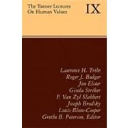 The Tanner Lectures on Human Values by Edited by Grethe B. Peterson, 9780521176392