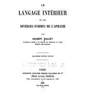 Le Langage Intrieur Et Les Diverses Formes De L'aphasie by Ballet, Gilbert, 9781523746392