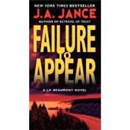 Failure To Appear by Jance J A, 9780062086396