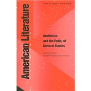 Aesthetics and the Ends of American Cultural Studies by CASTIGLIA CHRISTOPHER, 9780822366409