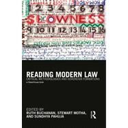 Reading Modern Law: Critical Methodologies and Sovereign Formations by Buchanan; Ruth, 9780415526418
