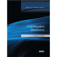 Civil Procedure Simulations by Vitiello, Michael, 9780314276421