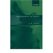 Prolegomena to Ethics by Green, T. H.; Brink, David O., 9780199266425