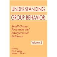Understanding Group Behavior: Volume 1: Consensual Action By Small Groups; Volume 2: Small Group Processes and Interpersonal Relations by Witte; Erich H., 9780805816426