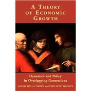 A Theory of Economic Growth: Dynamics and Policy in Overlapping Generations by David de la Croix , Philippe Michel, 9780521806428