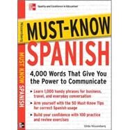 Must-Know Spanish Essential Words For A Successful Vocabulary by Nissenberg, Gilda, 9780071456432