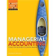 Managerial Accounting by Weygandt, Jerry J.; Kimmel, Paul D., Ph.D.; Kieso, Donald E., Ph.D., 9781119036432