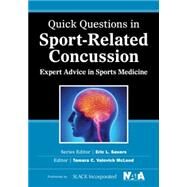 Quick Questions in Sport-Related Concussion Expert Advice in Sports Medicine by McLeod, Tamara C. Valovich, 9781617116445