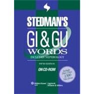 Stedman's GI & GU Words by Stedman's, 9780781776448
