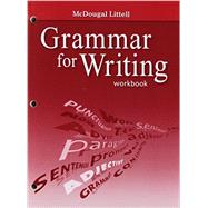 Grammar for Writing Grade 7 by Harcourt School, 9780618906451