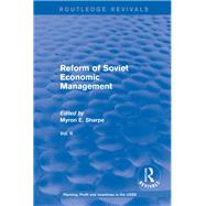 Reform of Soviet Economic Management by Sharpe,Myron, 9781138036451