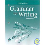 Grammar for Writing Grade 8 by Harcourt School, 9780618906468