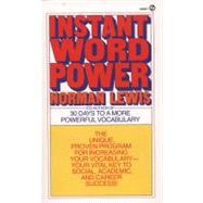 Instant Word Power,Lewis, Norman,9780451166470