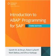 Introduction to ABAP Programming for SAP, 3rd Edition by De Bruyn; Lyfareff, Robert, 9781305266476