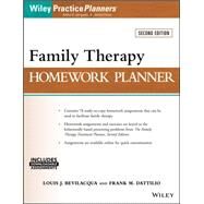 Family Therapy Homework Planner by Bevilacqua, Louis J.; Dattilio, Frank M.; Berghuis, David J., 9781119246480