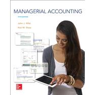 Managerial Accounting by Wild, John; Shaw, Ken, 9781259176494