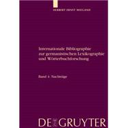 Nachtrage by Wiegand, Herbert Ernst, 9783110196498