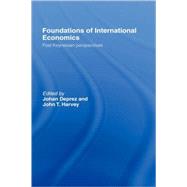 Foundations of International Economics: Post-Keynesian Perspectives by Deprez; Johan, 9780415146500