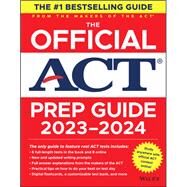 The Official ACT Prep Guide 2023-2024, (Book + Online Course) by ACT, 9781394196500