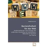 Barrierefreiheit Fur Das Web by Poerschke, Wiebke, 9783639056501