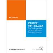 Identit�t Von Personen / Identity of Persons by Crone, Katja, 9783110246506