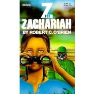 Z for Zachariah by Robert C. O'Brien, 9780020446507
