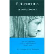 Propertius: Elegies I by Propertius; Buttimore, R.A.; Hodge, R.I.V., 9781853996511