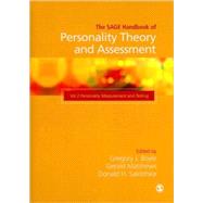 The SAGE Handbook of Personality Theory and Assessment; Personality Measurement and Testing (Volume 2) by Gregory J Boyle, 9781412946520