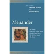 Menander by Menander, Athens; Bovie, Palmer; D'Atri, Sheila; Elman, Richard; Slavitt, David R.; Slavitt, David R., 9780812216523