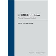Choice of Law by Singer, Joseph William, 9781531016524