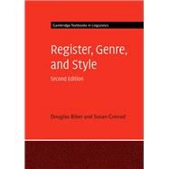 Register, Genre, and Style by Biber, Douglas; Conrad, Susan, 9781108426527