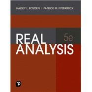 Real Analysis [Rental Edition] by Royden, Halsey L., 9780137906529