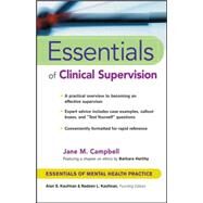 Essentials of Clinical Supervision by Campbell, Jane M., 9780470306529