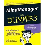 MindManager For Dummies by Cameron, Hugh; Voight, Roger, 9780764556531
