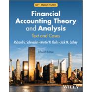 Financial Accounting Theory and Analysis: Text and Cases, 15th Edition by Schroeder, 9781394336531